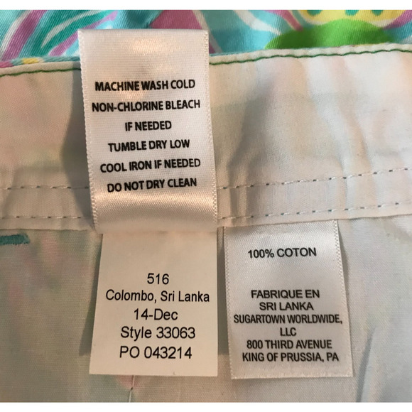 Lilly Pulitzer Shorely Blue Double Trouble Buttercup Shorts - Picture 12 of 12